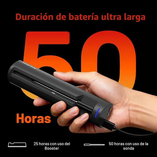 Vista 6 de Termómetro digital inalámbrico para carne con monitoreo remoto de aplicaciones ±0.9℉ Accuracy Bluetooth Meat Thermometer, Wi-Fi Unlimited Range