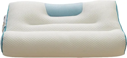 Vista 6 de Cervical Pillow for Neck, Neck Support Pillow, Soft Neck Protection Bed Pillow Shoulder Sleeping Pillow for Sleepers, Blue