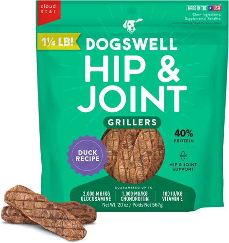 Vista 10 de Dogswell Hip & Joint Grillers - Golosinas para perros, pollo, bolsa de 12 onzas