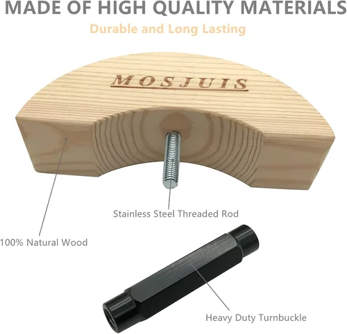 Vista 5 de MOSJUIS Hat Stretcher Adjustable to All Hats Size Heavy Duty Hat Stretchers for Fitted Men Cowboy Fedora Baseball Caps