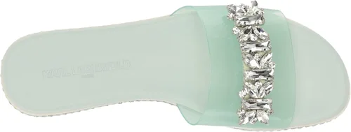 Vista 5 de Karl Lagerfeld Paris Sandalias Bijou Fashion Slide para mujer