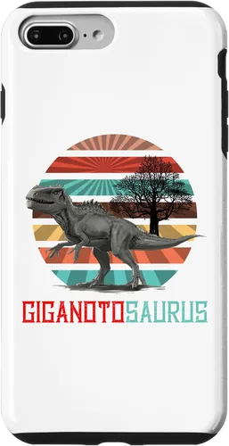 Vista 12 de Funda para iPhone 11 Pro Max Giganotosaurus Retro T rex dinosaurio prehistórico para el Día del Padre