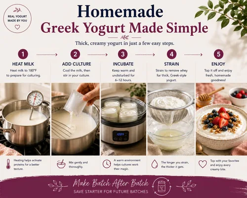 Vista 5 de Cultures for Health Cultura de yogur griego 2 paquetes de yogur probiótico estilo reliquia deshidratado para bricolaje Delicioso para batidos