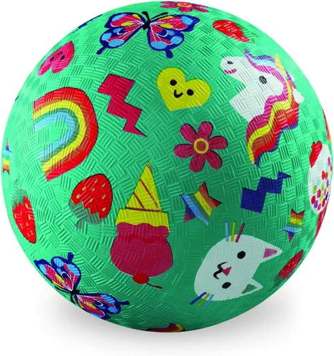 Vista 29 de Crocodile Creek Pelota de Patio de Juegos – Pelota de goma duradera para niños de 3 años en adelante – Pelota inflable que rebota para kickball
