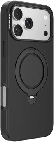 Vista 2 de PopSockets Funda para iPhone 17 Pro Max con MagSafe, color negro