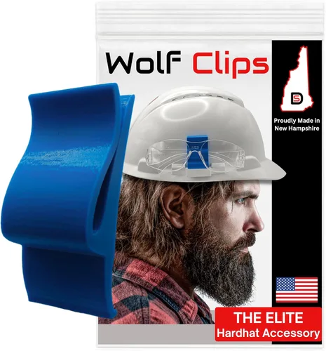 Vista 12 de Diligence, clips de lobo, accesorio para casco duro, marcador y lápiz de carpintero, rojo