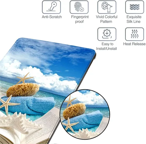 Vista 5 de Funda de TPU para iPad mini 4 / iPad mini 5 (5ª generación 2019), apagado y encendido automático con soporte para lápiz Apple [antihuellas]