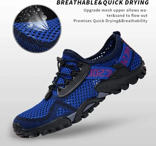 Vista 2 de SOBASO Zapatos de agua para mujeres y hombres de secado rápido para natación playa deportes acuáticos buceo senderismo vela viajes