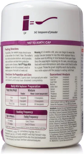 Vista 2 de Hartz Reemplazo de leche en polvo para cachorros - 12oz