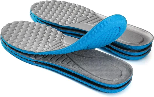 Vista 8 de 3 pares de plantillas de repuesto cómodas para zapatos, masaje de pies, suelas de zapatos transpirables, plantillas de alivio para el trabajo y uso