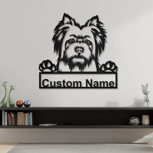 Vista 58 de Letrero de madera personalizado de perro Airedale Terrier Letrero de madera personalizado Airedale Terrier Airedale Terrier divertido Regalo