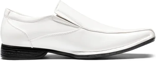 Vista 3 de Bruno Marc - Mocasines Giorgio de vestir con forro de cuero para hombre