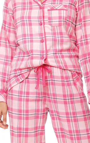 Vista 4 de PajamaGram - Pijama suave de algodón o franela, ropa de dormir para mujer