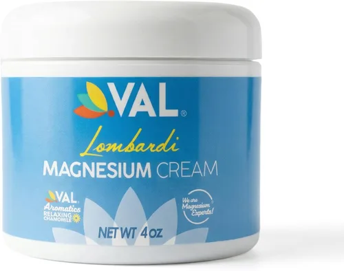 Vista 12 de VAL Lombardi Nighttime Magnesium Zechstein Cream Loción hidratante de rápida absorción para piernas, pies y pecho 4 onzas Jojoba y tuberosa
