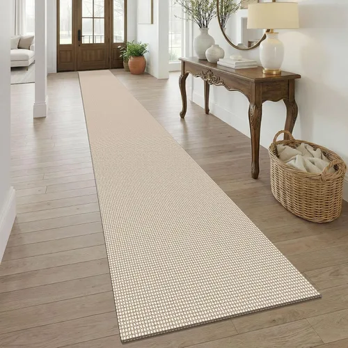 Vista 97 de KOZYFLY - Tapete para puerta de interior, lavable, pequeña, antideslizante, con respaldo de goma, felpudo de algodón para el hogar, color negro