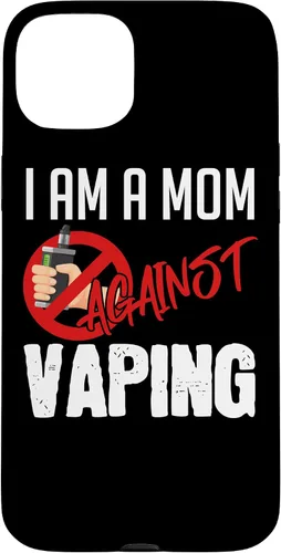 Vista 9 de iPhone 16 I'm A Mom Against Vaping Vaper's Club Vape Case