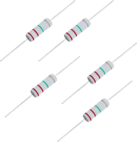 Vista 37 de Resistencia de película de óxido metálico de 1K Ohm, ± 5% de tolerancia de alta precisión de 5 vatios para circuito electrónico, resistencia