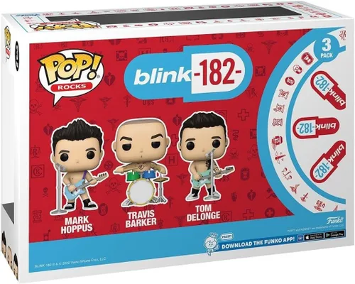Vista 3 de Funko Pop! Rocks: Blink-182, paquete de 3
