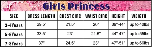 Vista 7 de SPUNICOS Vestido de disfraz de princesa de lujo con y sin accesorios disponibles