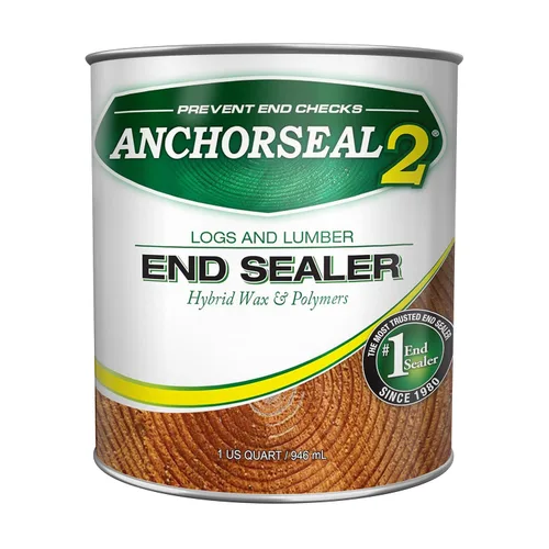Vista 8 de ANCHORSEAL 2 Sellador para extremos de troncos y maderos - Previene hasta el 90% de las grietas en las testas (hendiduras por secado)