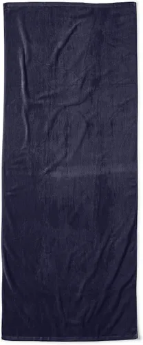 Vista 4 de Lands' End Toalla de playa sólida azul cobalto oscuro 30" x 72