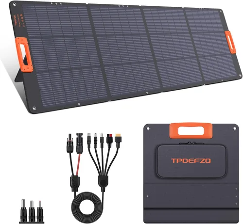 Vista 14 de Panel solar de 100 W, paneles solares portátiles tipo N 16BB para central eléctrica, panel solar plegable, QC3.0 USB-A y tipo C, 25% de alta