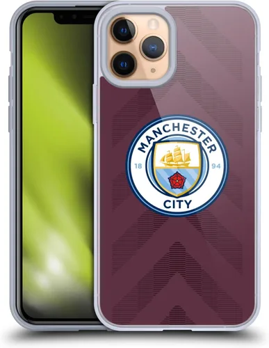 Vista 16 de Head Case Designs Funda de gel con licencia oficial del Manchester City Man City FC Away 2022/23 [protección de grado militar] compatible con Apple