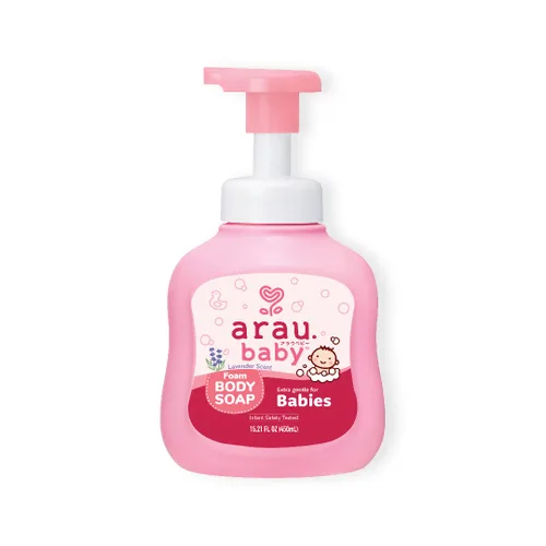 Vista 10 de Arau Baby Jabón corporal de espuma, repuesto de aroma cítrico, gel corporal espumoso natural a base de plantas para bebés, bebés y niños pequeños