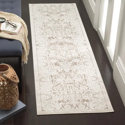 Vista 14 de SAFAVIEH Reflection Collection - Alfombra decorativa, 2 pies 3 pulgadas x 3 pies, color beige y crema, no desprende pelusa y es fácil de limpiar