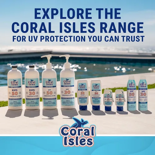 Vista 6 de Coral Isles SPF 30 - Spray Reef de amplio espectro, 6 onzas líquidas, paquete de 2
