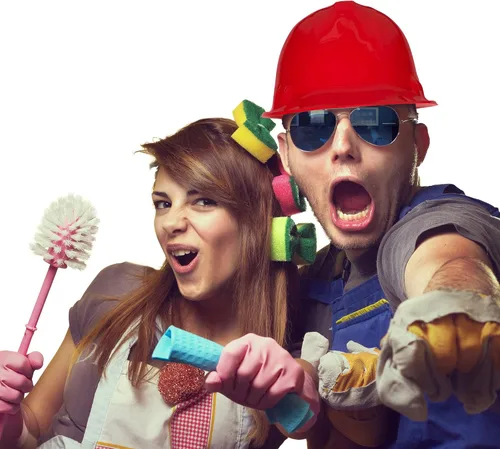 Vista 5 de Sombreros de construcción rojos - Paquete de 12