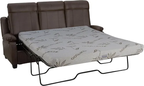 Vista 3 de RecPro Charles - Sofá de cama RV de 80 pulgadas, color castaño