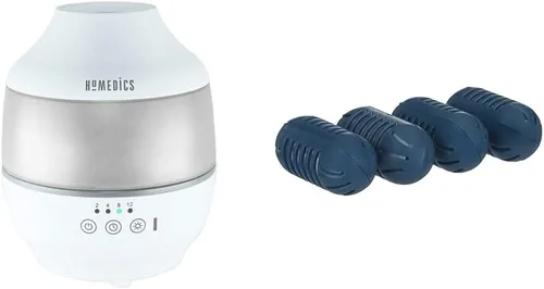 Vista 10 de Humidificador Homedics TotalComfort – Humidificadores de aire grandes para dormitorio, plantas, oficina – Niebla fría, almohadillas de aceite