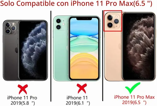 Vista 2 de Ownest Funda compatible con iPhone 11 Pro Max para PC transparente esmerilado 3D floral para niñas y mujeres y funda protectora de TPU suave