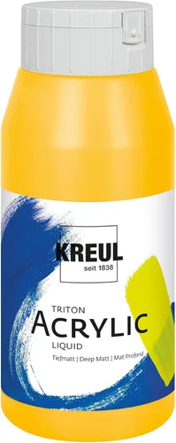 Vista 14 de IDEN Grosshandelshaus Berlin Solo Goya 17018 – Triton Acrílico Básico Botella 25.4 fl oz – Vermilion