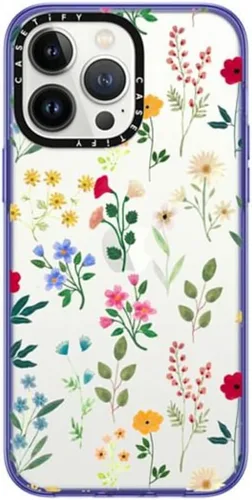 Vista 22 de CASETiFY - Funda compacta para iPhone 14 Pro probada contra caídas de grado militar 2x hasta 4 pies, con estampado transparente aguamarina