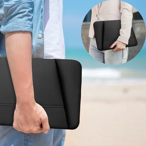 Vista 6 de TEDNETGO Funda para portátil de 14 pulgadas, funda para MacBook Pro 2024 de 14 pulgadas para Apple, funda protectora impermeable de 13 pulgadas
