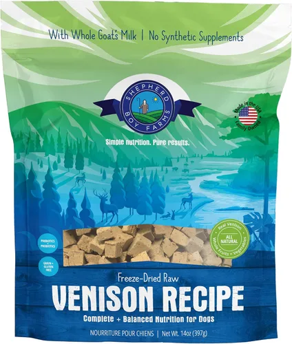 Vista 10 de Shepherd Boy Farms Alimento crudo liofilizado para perros, receta de cocodrilo, totalmente natural, sin sintéticos, fabricado en Estados Unidos