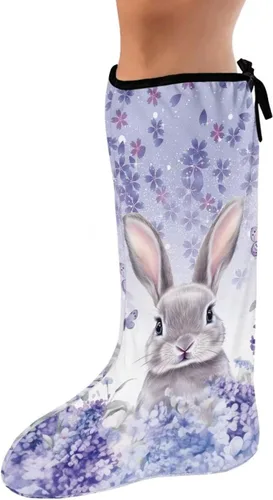 Vista 9 de Funda de fundición de pierna verde para pie de gato negro, funda decorativa para patas, regalo del día de San Patricio, debajo de la rodilla, manga