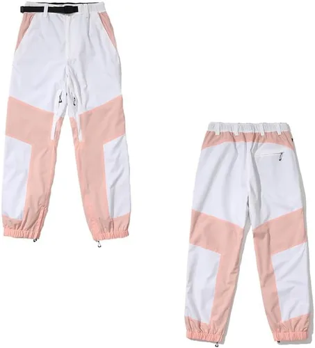 Vista 6 de SNOWVERB Pantalones de esquí unisex de montaña para mujer, pantalones de snowboard cálidos, pantalones de nieve resistentes al viento, pantalones
