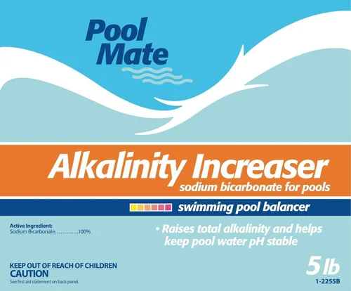 Vista 3 de Pool Mate Aumento de alcalinidad prémium de 5 libras para piscinas, 100% bicarbonato de sodio