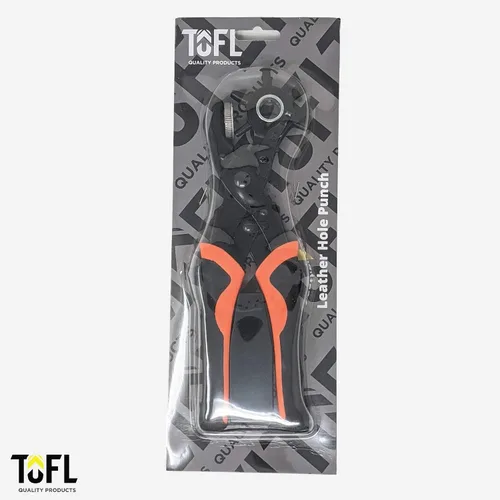 Vista 9 de TOFL - Perforadora giratoria de cuero para cinturones, correas, collares