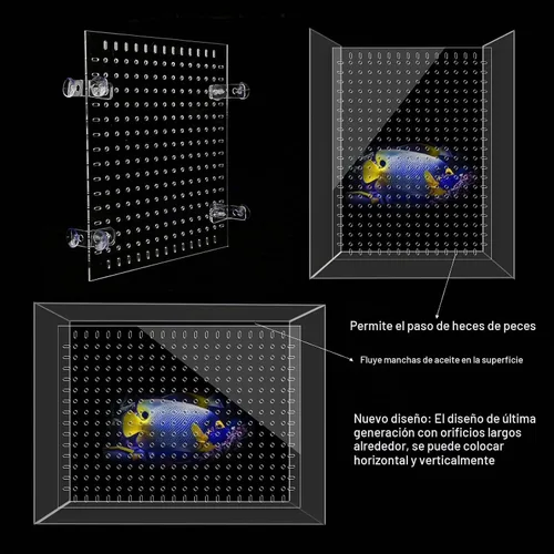 Vista 7 de Divisor de pecera transparente de 10/15/20/55 galones, divisor de acuario, tablero de aislamiento con ventosas