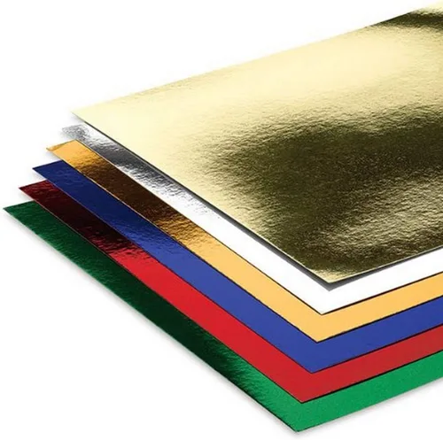 Vista 23 de Hygloss 25 hojas de tablero de espejo para artes y manualidades, 5 x 7 pulgadas, papel de cartulina plateado metálico, para hacer tarjetas, bodas