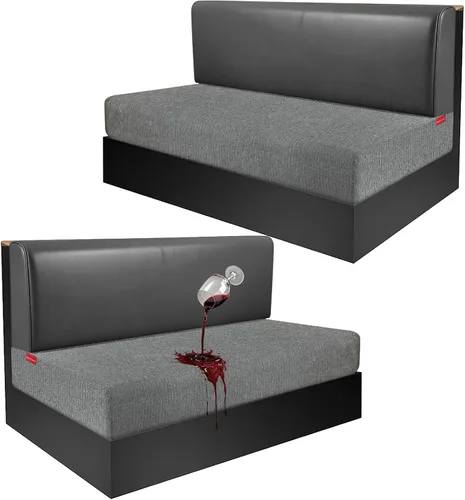 Vista 137 de Fundas de cojín impermeables para sofá, funda elástica lavable con diseño elástico antideslizante, protector de muebles para mascotas y niños