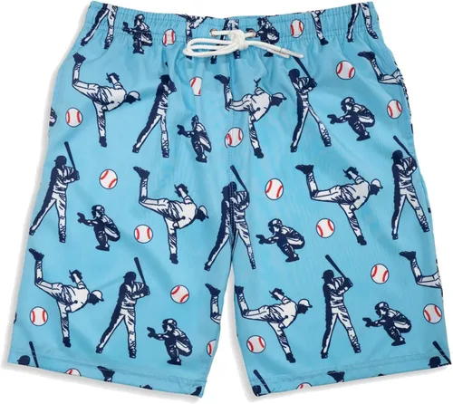 Vista 11 de ChalkTalkSPORTS Traje de baño de béisbol Shorts de natación Tallas para jóvenes y adultos