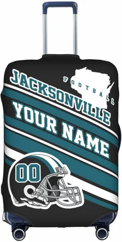 Vista 14 de Fundas de equipaje personalizadas con nombre y número, funda de maleta lavable elástica personalizada para equipaje, Arizona, Fútbol