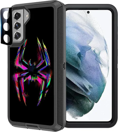Vista 11 de Funda compatible con Samsung Galaxy S21 5G, diseño de bandera estadounidense antigua con protector de lente de cámara resistente