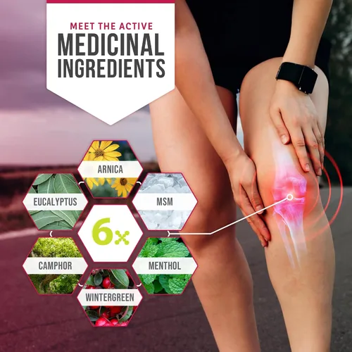 Vista 5 de Kalaya Crema para aliviar el dolor con árnica de acción rápida para aliviar el dolor articular y muscular, 6 ingredientes naturales, aplicador