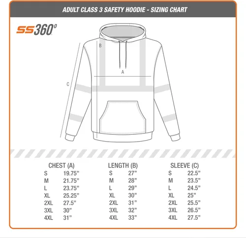 Vista 7 de SafetyShirtz Sudadera con capucha SS360 Topo Stealth - Visibilidad mejorada, color negro